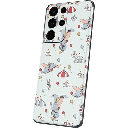 Disney Dumbo Vintage Pattern Galaxy S21 Ultra 5G Skin